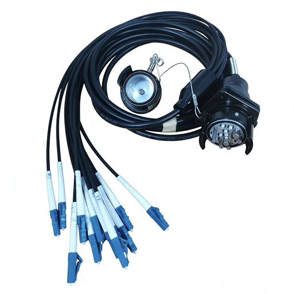How many cores are in one fiber optic cable splice tube 