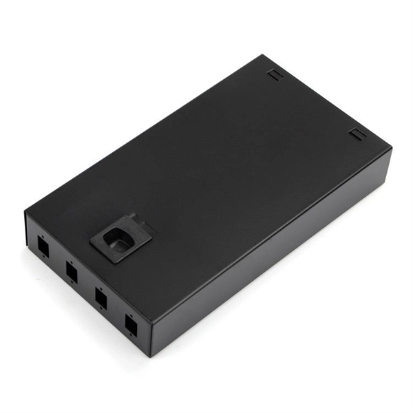 What kind of fiber optic broadband access box is used for home installation 
